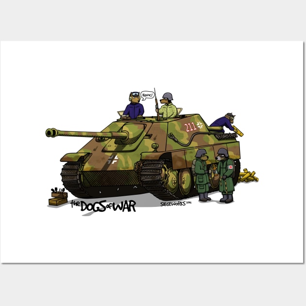 The Dogs of War: Jagdpanther Wall Art by Siegeworks